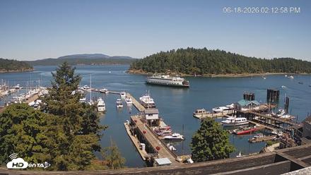 Friday Harbor - San Juan Island Live Webcam - Jun 18, 2026, 2:13pm PDT