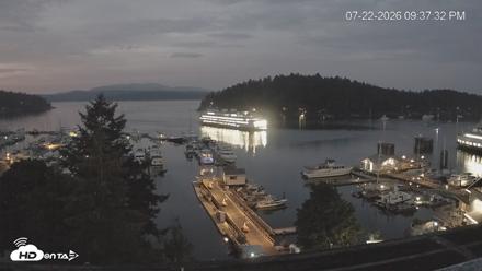 Friday Harbor - San Juan Island Live Webcam - Jul 22, 2026, 9:38pm PDT