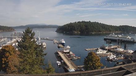 Friday Harbor - San Juan Island Live Webcam - Oct 7, 2025, 11:42am PDT