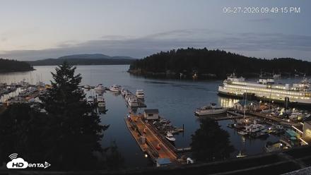 Friday Harbor - San Juan Island Live Webcam - Jun 27, 2026, 9:50pm PDT