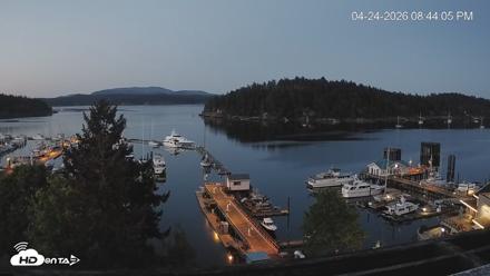 Friday Harbor - San Juan Island Live Webcam - Apr 24, 2026, 8:44pm PDT