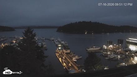 Friday Harbor - San Juan Island Live Webcam - Jul 16, 2026, 9:51pm PDT