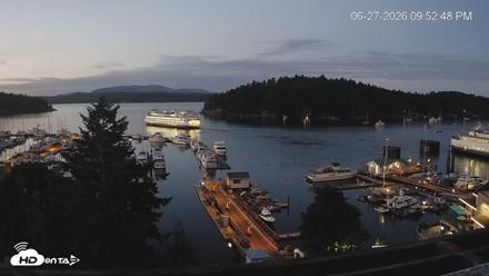 Friday Harbor - San Juan Island Live Webcam - Jun 27, 2026, 9:53pm PDT