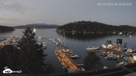 Friday Harbor - San Juan Island Live Webcam - Aug 19, 2026, 8:50pm PDT