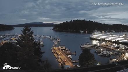 Friday Harbor - San Juan Island Live Webcam - Jul 11, 2026, 9:40pm PDT