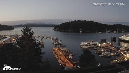 Friday Harbor - San Juan Island Live Webcam - Jun 29, 2026, 9:57pm PDT