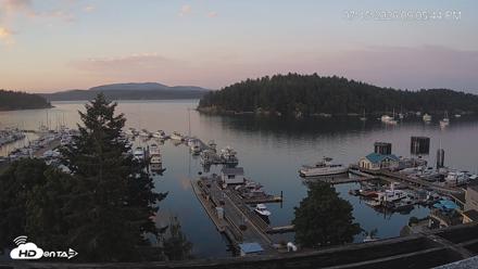 Friday Harbor - San Juan Island Live Webcam - Jul 15, 2026, 9:07pm PDT