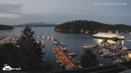 Friday Harbor - San Juan Island Live Webcam - Aug 9, 2026, 9:05pm PDT