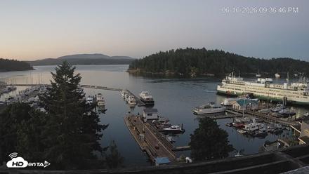 Friday Harbor - San Juan Island Live Webcam - Jun 16, 2026, 9:37pm PDT
