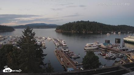 Friday Harbor - San Juan Island Live Webcam - Jul 27, 2026, 9:11pm PDT