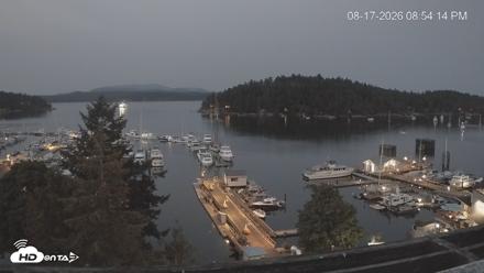 Friday Harbor - San Juan Island Live Webcam - Aug 17, 2026, 8:55pm PDT