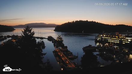 Friday Harbor - San Juan Island Live Webcam - Aug 9, 2026, 5:18am PDT