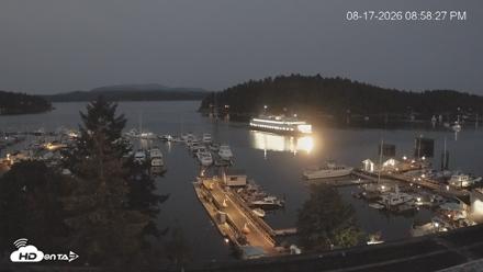 Friday Harbor - San Juan Island Live Webcam - Aug 17, 2026, 8:59pm PDT
