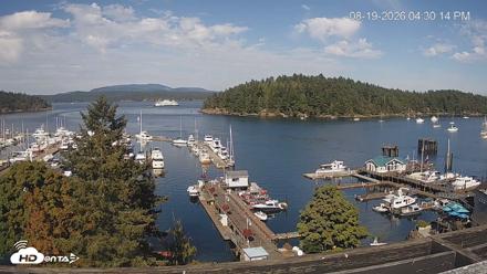 Friday Harbor - San Juan Island Live Webcam - Aug 19, 2026, 4:30pm PDT