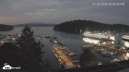 Friday Harbor - San Juan Island Live Webcam - Jul 22, 2026, 9:39pm PDT