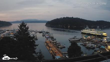 Friday Harbor - San Juan Island Live Webcam - Jul 22, 2026, 9:25pm PDT