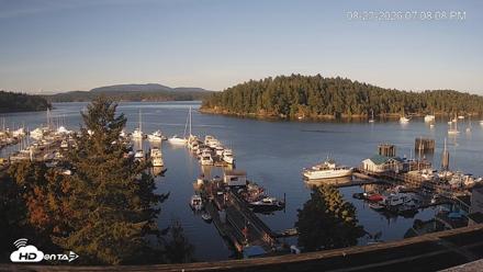 Friday Harbor - San Juan Island Live Webcam - Aug 23, 2026, 7:09pm PDT