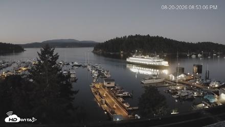 Friday Harbor - San Juan Island Live Webcam - Aug 20, 2026, 8:57pm PDT