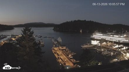 Friday Harbor - San Juan Island Live Webcam - Jun 13, 2026, 10:07pm PDT