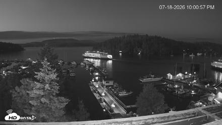 Friday Harbor - San Juan Island Live Webcam - Jul 18, 2026, 10:02pm PDT