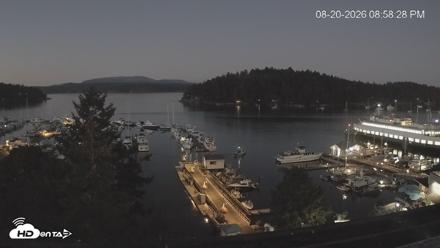 Friday Harbor - San Juan Island Live Webcam - Aug 20, 2026, 9:03pm PDT