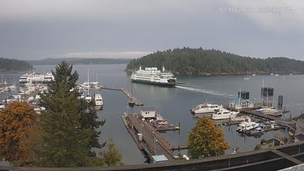 Friday Harbor - San Juan Island Live Webcam - Oct 10, 2025, 3:37pm PDT