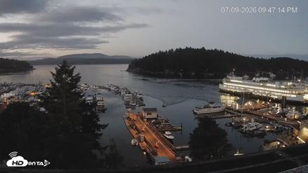 Friday Harbor - San Juan Island Live Webcam - Jul 9, 2026, 9:48pm PDT