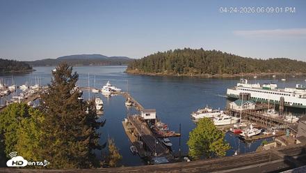 Friday Harbor - San Juan Island Live Webcam - Apr 24, 2026, 6:09pm PDT