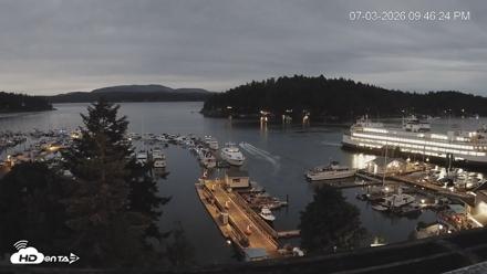 Friday Harbor - San Juan Island Live Webcam - Jul 3, 2026, 9:47pm PDT