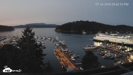 Friday Harbor - San Juan Island Live Webcam - Jul 14, 2026, 9:43pm PDT