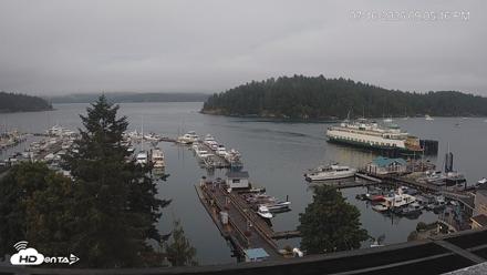 Friday Harbor - San Juan Island Live Webcam - Jul 16, 2026, 9:06pm PDT