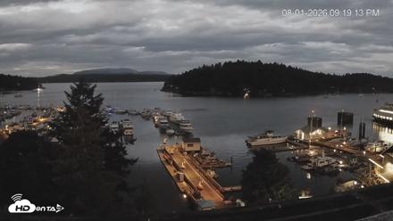 Friday Harbor - San Juan Island Live Webcam - Aug 1, 2026, 9:20pm PDT