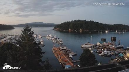 Friday Harbor - San Juan Island Live Webcam - Jul 17, 2026, 9:33pm PDT