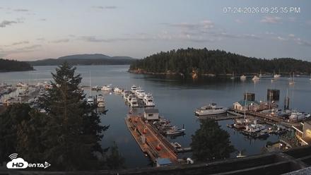 Friday Harbor - San Juan Island Live Webcam - Jul 24, 2026, 9:26pm PDT