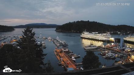 Friday Harbor - San Juan Island Live Webcam - Jul 13, 2026, 9:38pm PDT
