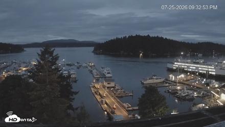 Friday Harbor - San Juan Island Live Webcam - Jul 25, 2026, 9:33pm PDT