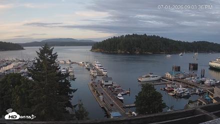 Friday Harbor - San Juan Island Live Webcam - Jul 1, 2026, 9:04pm PDT