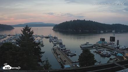 Friday Harbor - San Juan Island Live Webcam - Jul 22, 2026, 9:06pm PDT