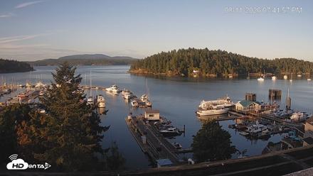 Friday Harbor - San Juan Island Live Webcam - Aug 11, 2026, 7:44pm PDT