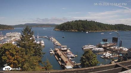 Friday Harbor - San Juan Island Live Webcam - Aug 10, 2026, 1:00pm PDT
