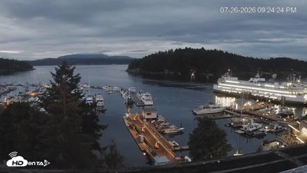 Friday Harbor - San Juan Island Live Webcam - Jul 26, 2026, 9:25pm PDT