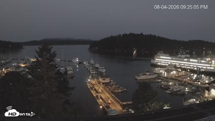 Friday Harbor - San Juan Island Live Webcam - Aug 4, 2026, 9:26pm PDT