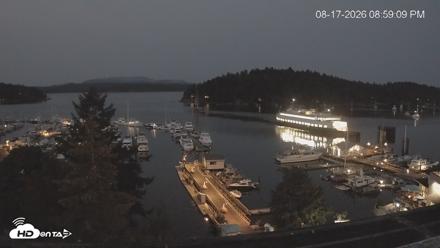 Friday Harbor - San Juan Island Live Webcam - Aug 17, 2026, 8:59pm PDT