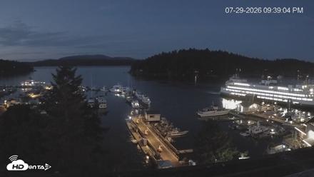 Friday Harbor - San Juan Island Live Webcam - Jul 29, 2026, 9:40pm PDT