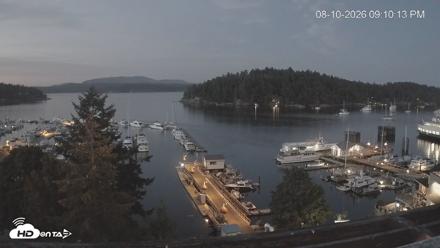 Friday Harbor - San Juan Island Live Webcam - Aug 10, 2026, 9:11pm PDT