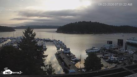 Friday Harbor - San Juan Island Live Webcam - Aug 22, 2026, 7:02am PDT