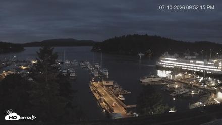 Friday Harbor - San Juan Island Live Webcam - Jul 10, 2026, 9:53pm PDT