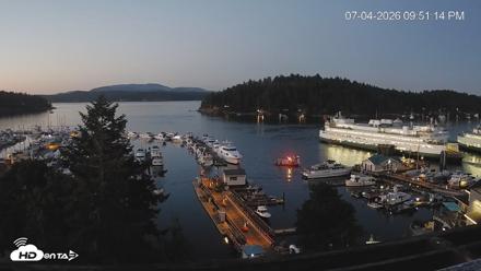 Friday Harbor - San Juan Island Live Webcam - Jul 4, 2026, 9:51pm PDT