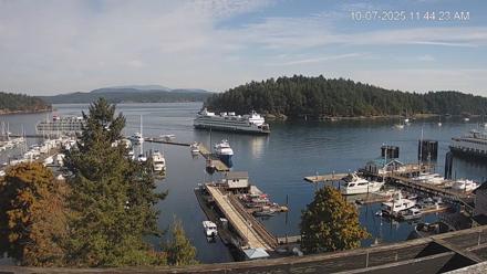 Friday Harbor - San Juan Island Live Webcam - Oct 7, 2025, 11:45am PDT