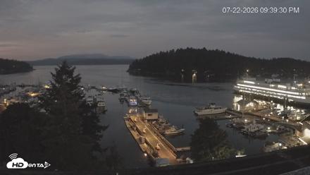 Friday Harbor - San Juan Island Live Webcam - Jul 22, 2026, 9:40pm PDT